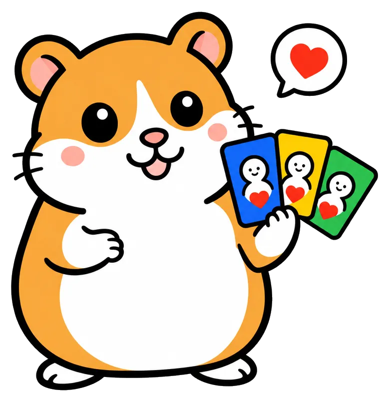 The Nibfy hamster keeping a handful of relationships warm